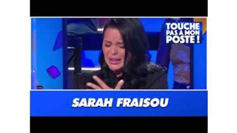 sarah fraison|Sarah Fraisou se confie en larmes dans TPMP sur les  .